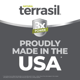 terrasil ingredients label close-up highlighting activated minerals and allantoin benefits