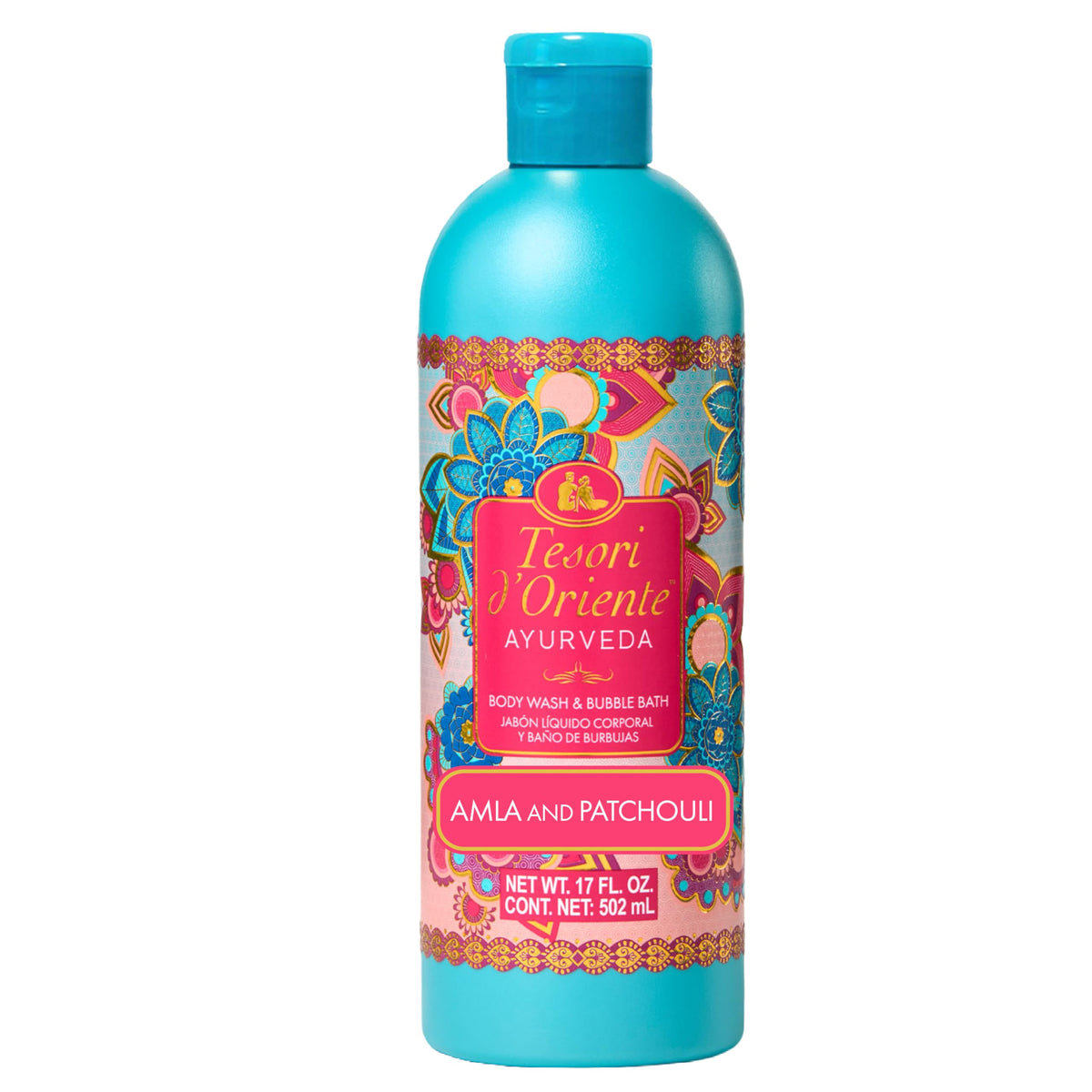 Tesori d'Oriente front bottle showing packaging and size benefit