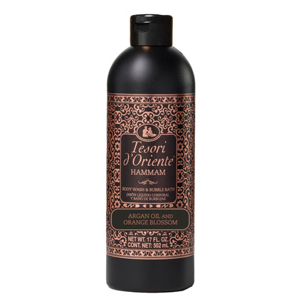 Tesori d'Oriente front bottle shot showing warm orange blossom fragrance