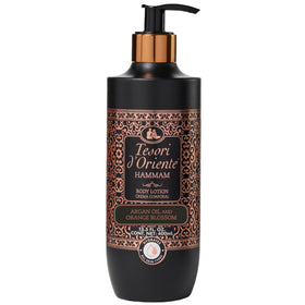 Tesori d'Oriente front packaging showing bottle and orange blossom scent benefit