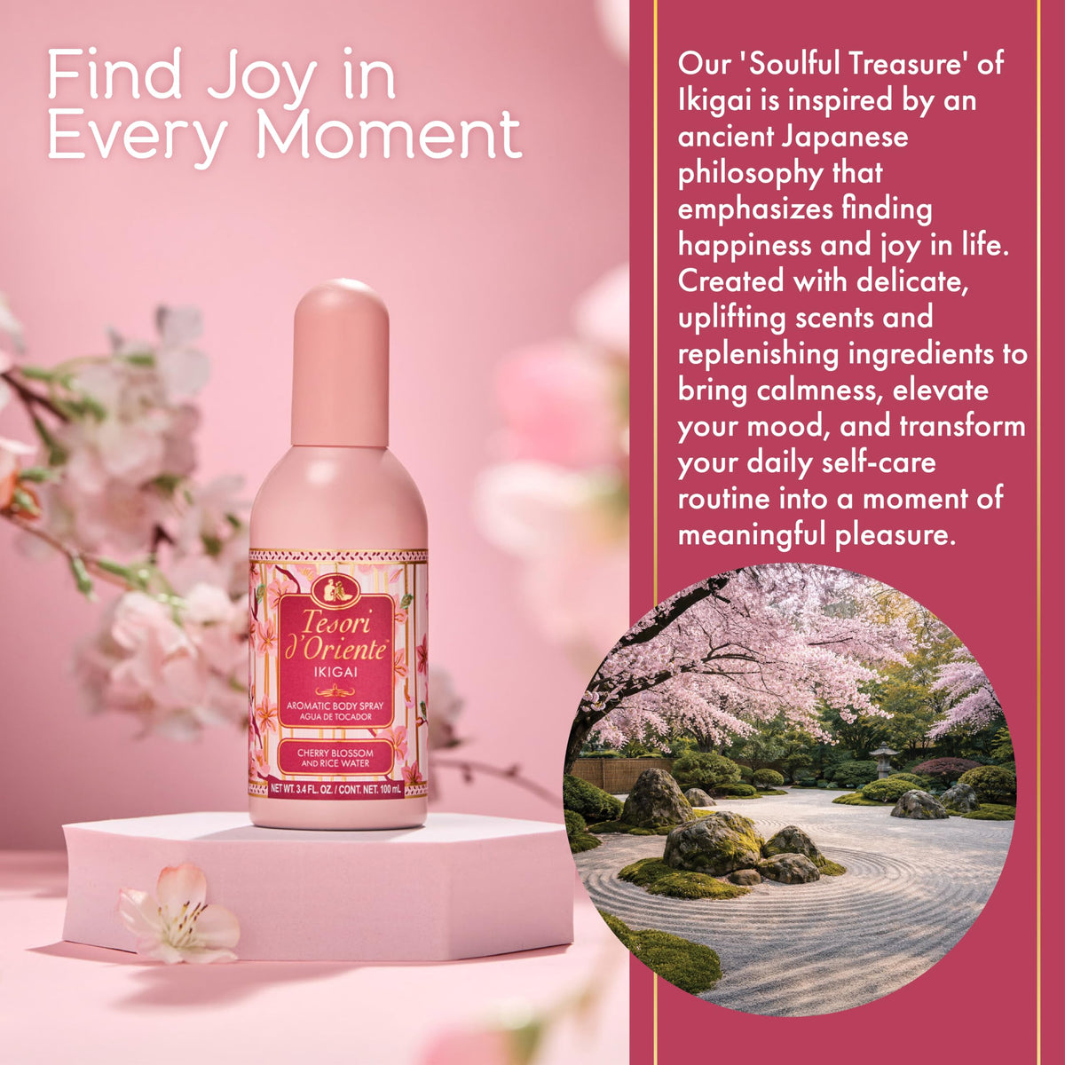 Tesori d'Oriente mist on skin texture shot illustrating lightweight, breathable feel