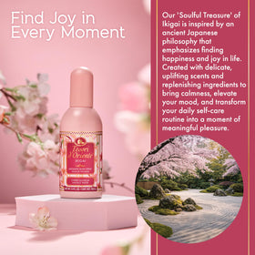 Tesori d'Oriente mist on skin texture shot illustrating lightweight, breathable feel