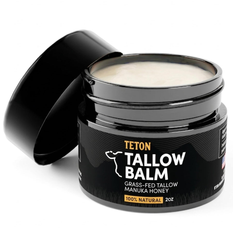TETON front jar label showing product and benefits for clear identification
