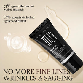 TEULN label close-up listing Pro-Xylane and peptide for firming