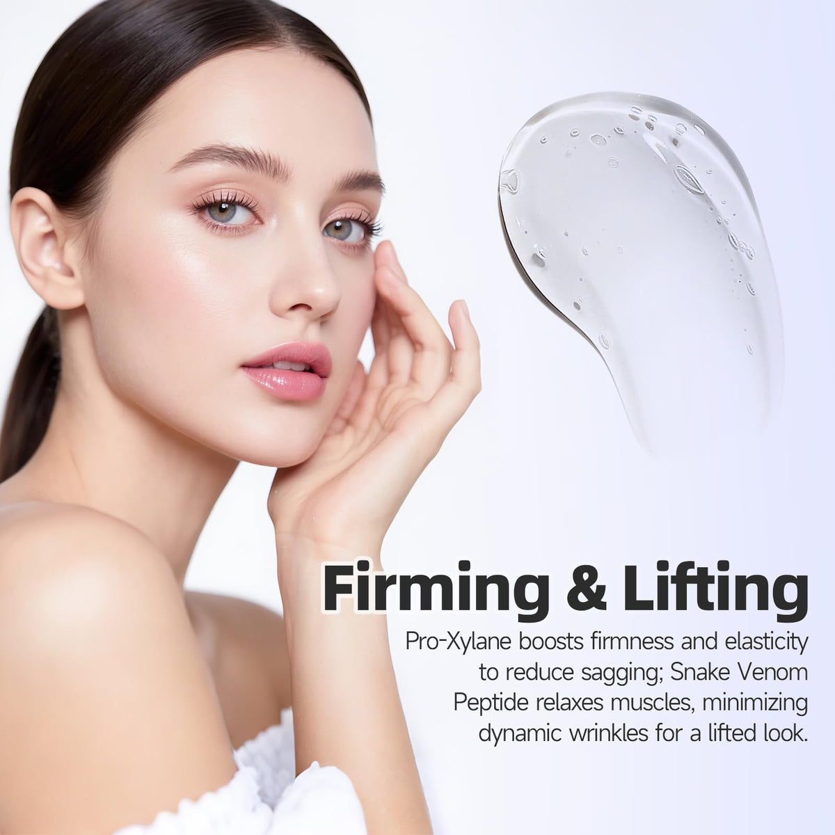 TEULN cream texture close-up highlighting smooth veil for refined pores