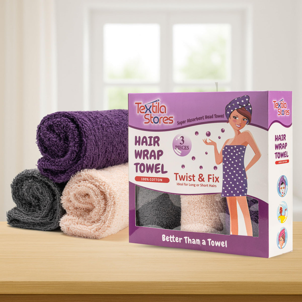 Textila cotton weave close-up showing soft texture and gentle absorbency benefit