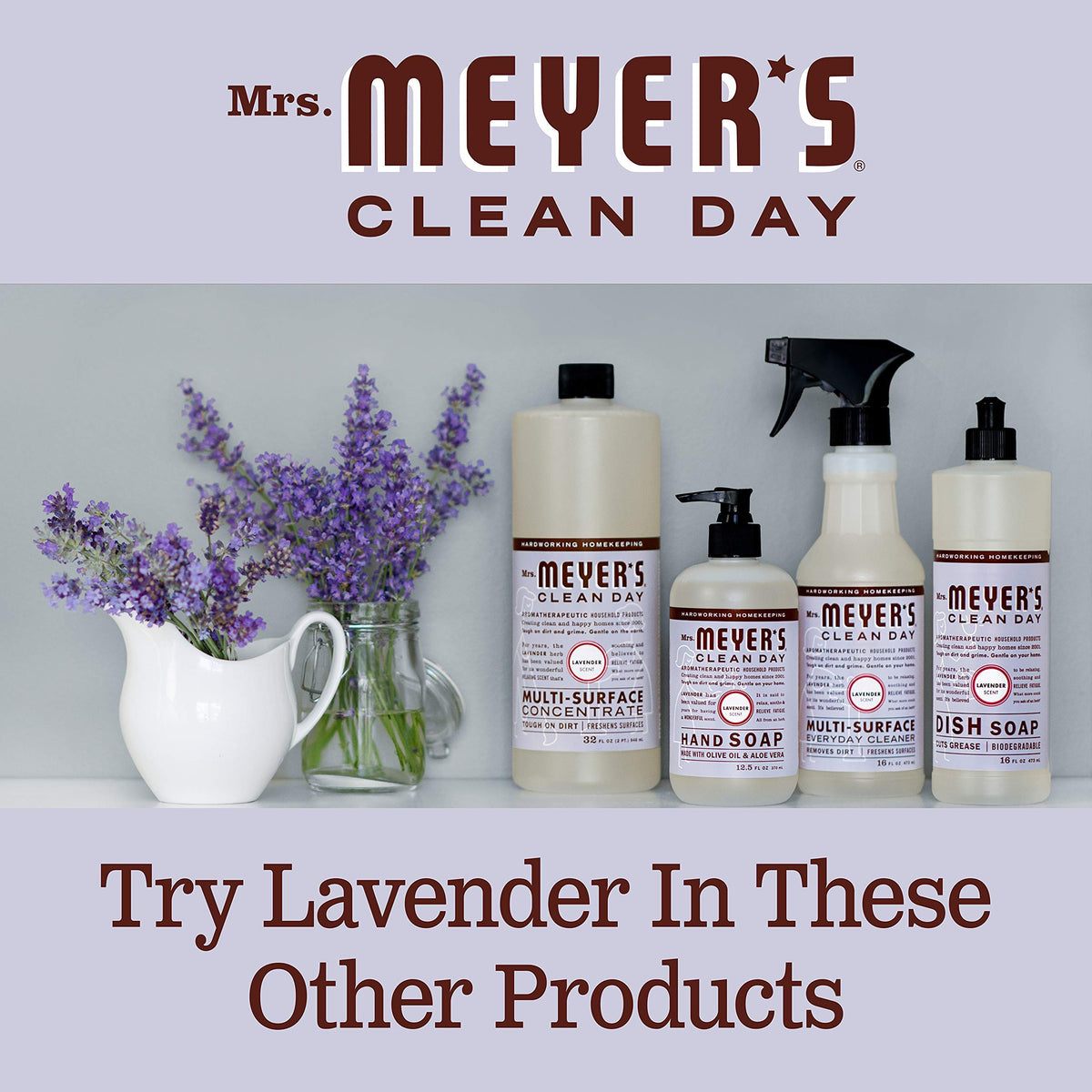 Mrs. MEYER'S soap foam texture close-up demonstrating mild lather