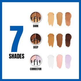 TFIT swatches blended on hand showing shade mixing flexibility benefit