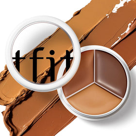 TFIT cream texture close-up highlighting blendable formula and smooth application benefit