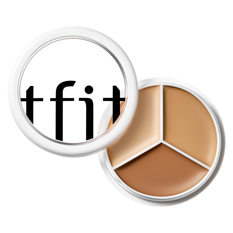 TFIT triple palette front view showing compact and three shades for precise correction