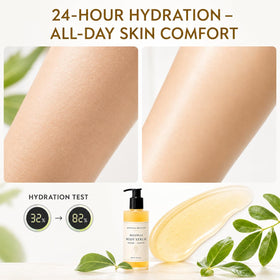 TFITWL serum texture pouring from bottle showing silky, fast-absorbing finish