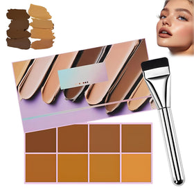 TFSUDI palette top view showing eight shades for versatile coverage