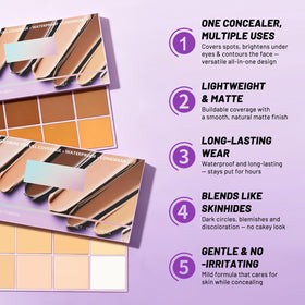 TFSUDI skin swatches on arm showing range and corrector usefulness