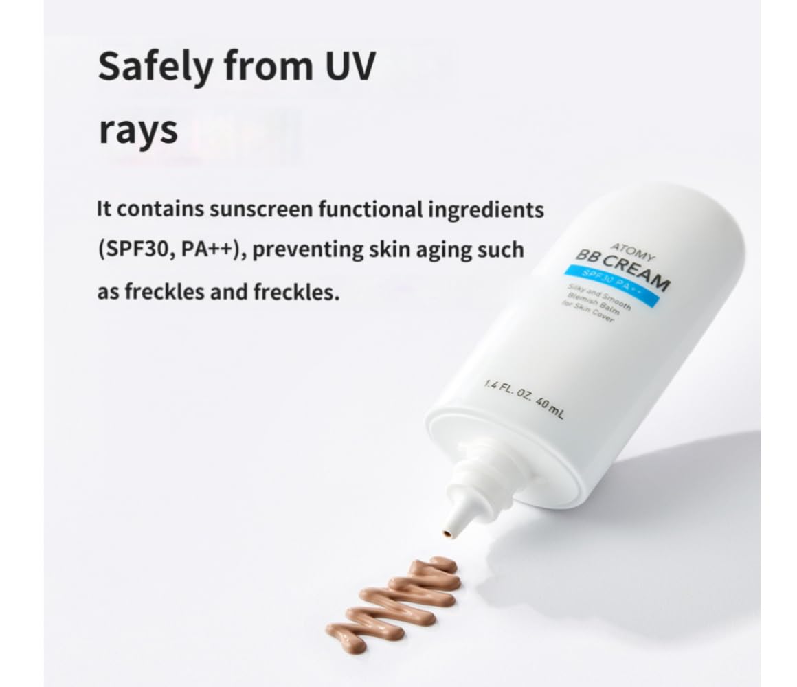 TG153 A.t.o.m.y BB Cream being applied to cheek demonstrating even coverage and natural glow