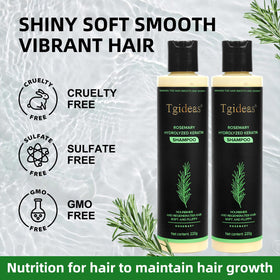 Tgideas hair texture before and after showing improved thickness benefit