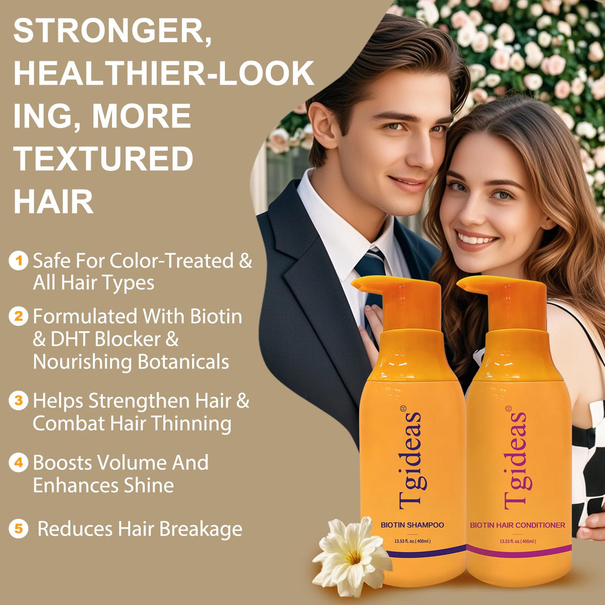 Tgideas conditioner cream texture close-up for smooth detangling benefit
