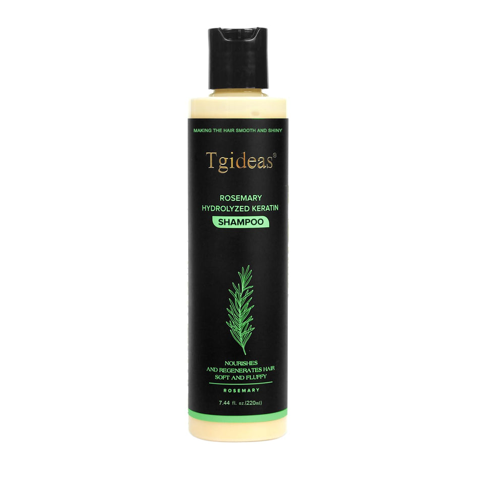 Tgideas front packaging showing shampoo for fuller hair benefit