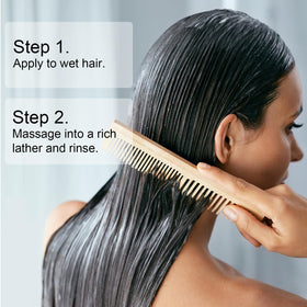 Tgideas hair before and after visual depicting improved volume and reduced shedding benefit