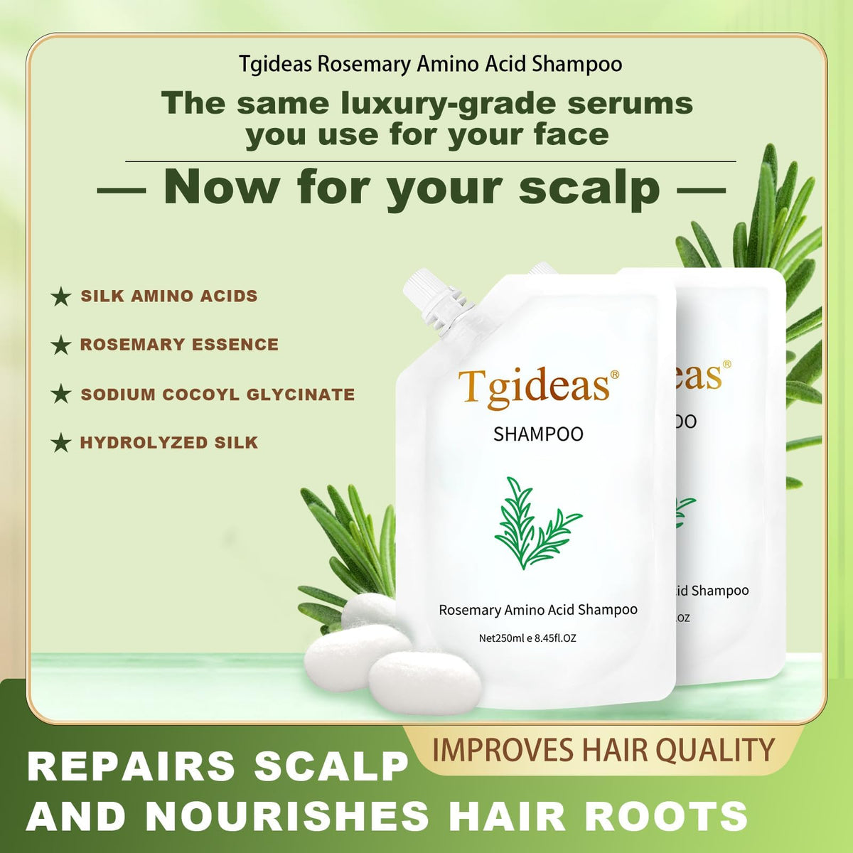 Tgideas back label close-up displaying ingredient and usage details