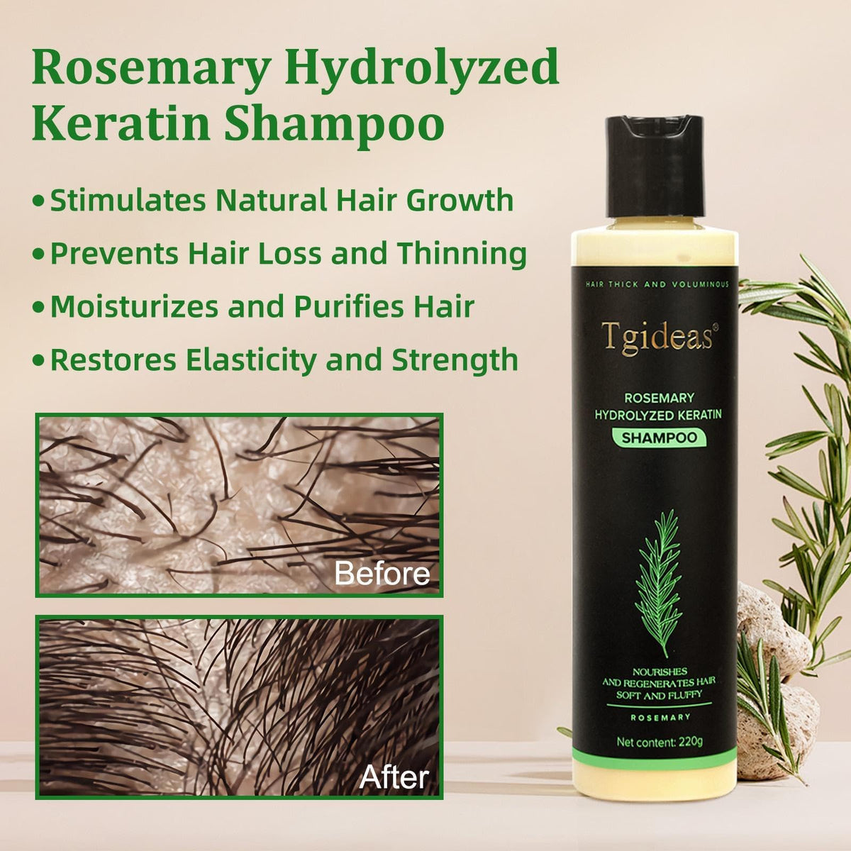 Tgideas label close-up highlighting ingredients and benefits for informed buyers