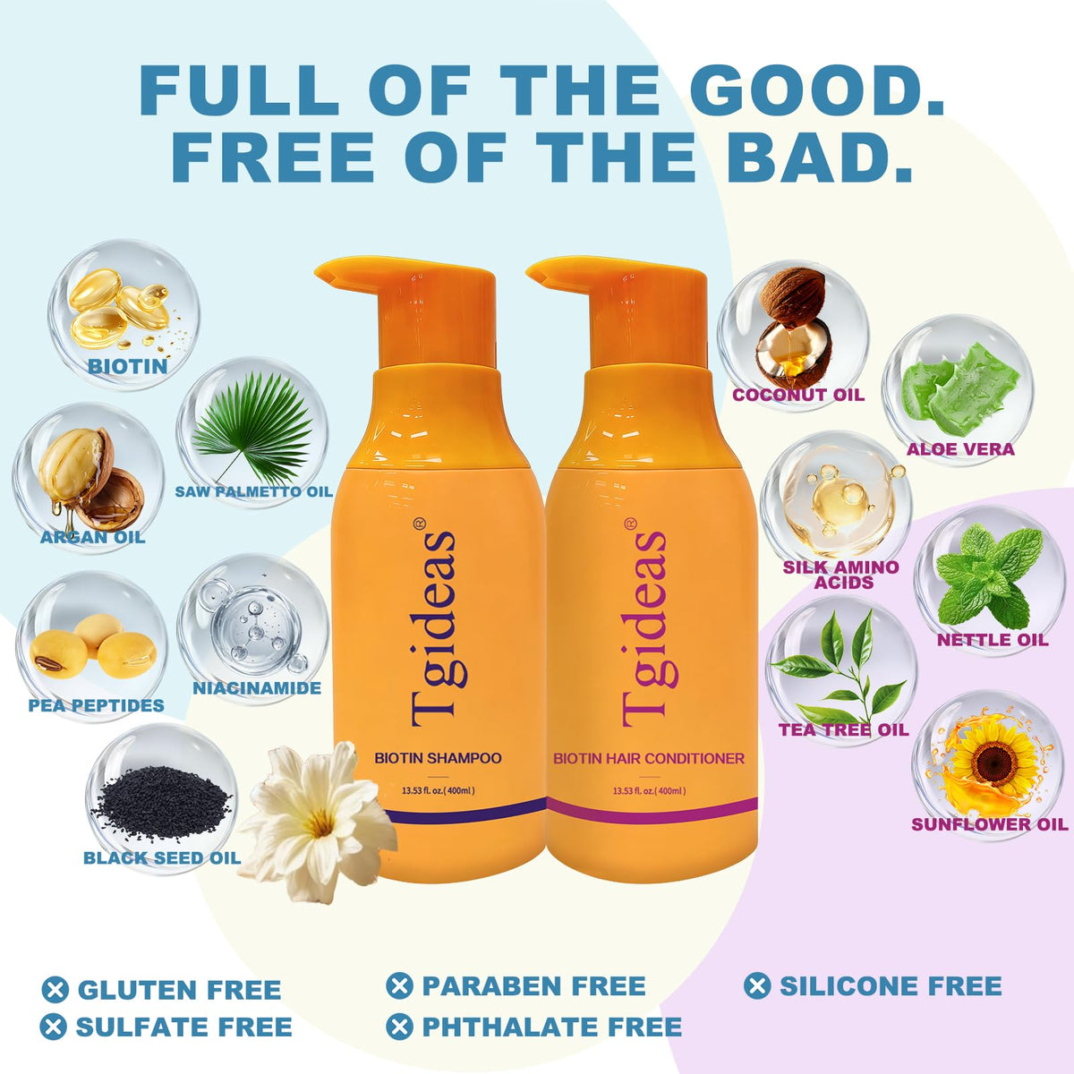 Tgideas shampoo lather on hand demonstrating gentle cleansing action