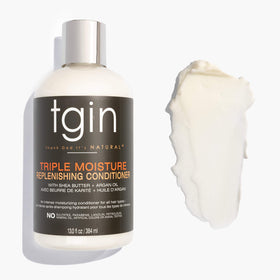 Thank God It's Natural conditioner texture in jar highlighting creamy moisture