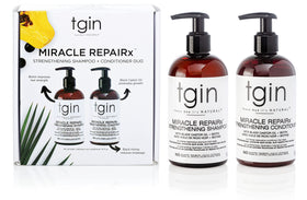 tgin conditioner pouring texture showing moisturizing slip for detangling