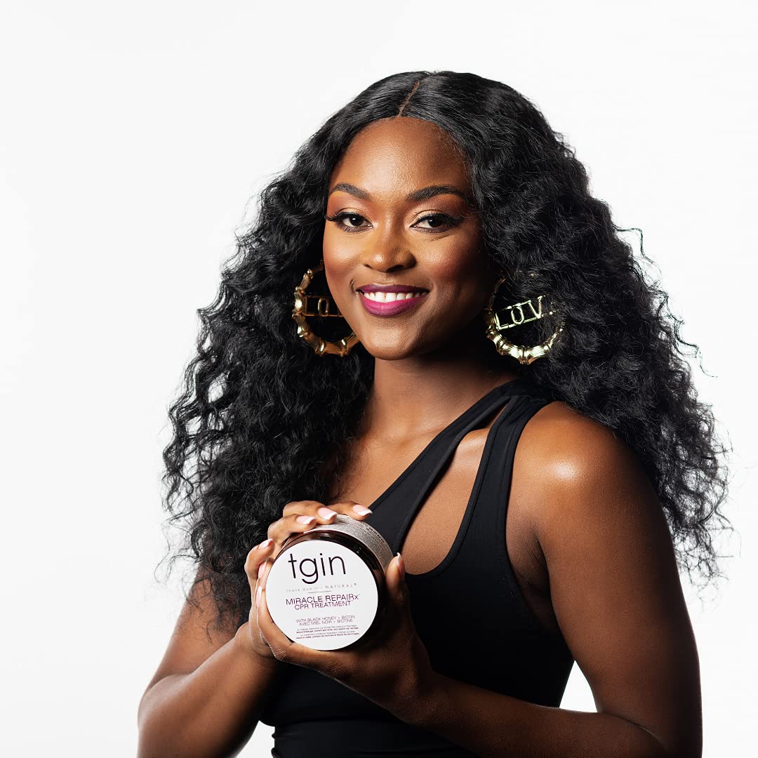 tgin before and after hair improvement demonstrating reduced breakage
