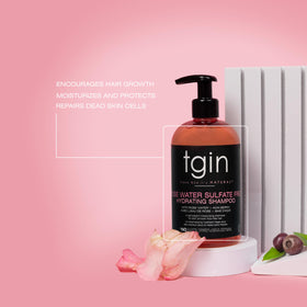 tgin creamy foam close-up displaying gentle lather and lightweight hydration