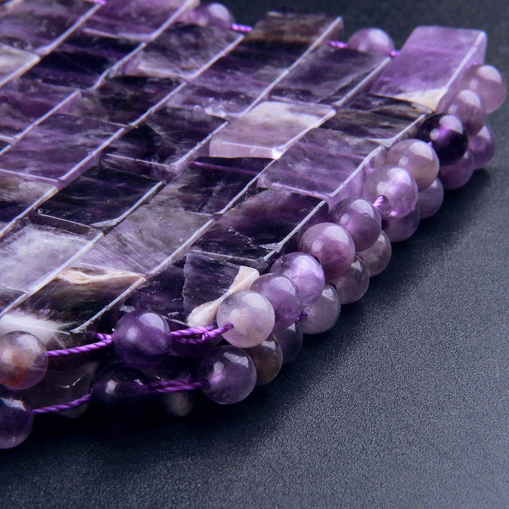 TGS Gems amethyst mask resting on closed eyes in relaxation setting for calming benefit