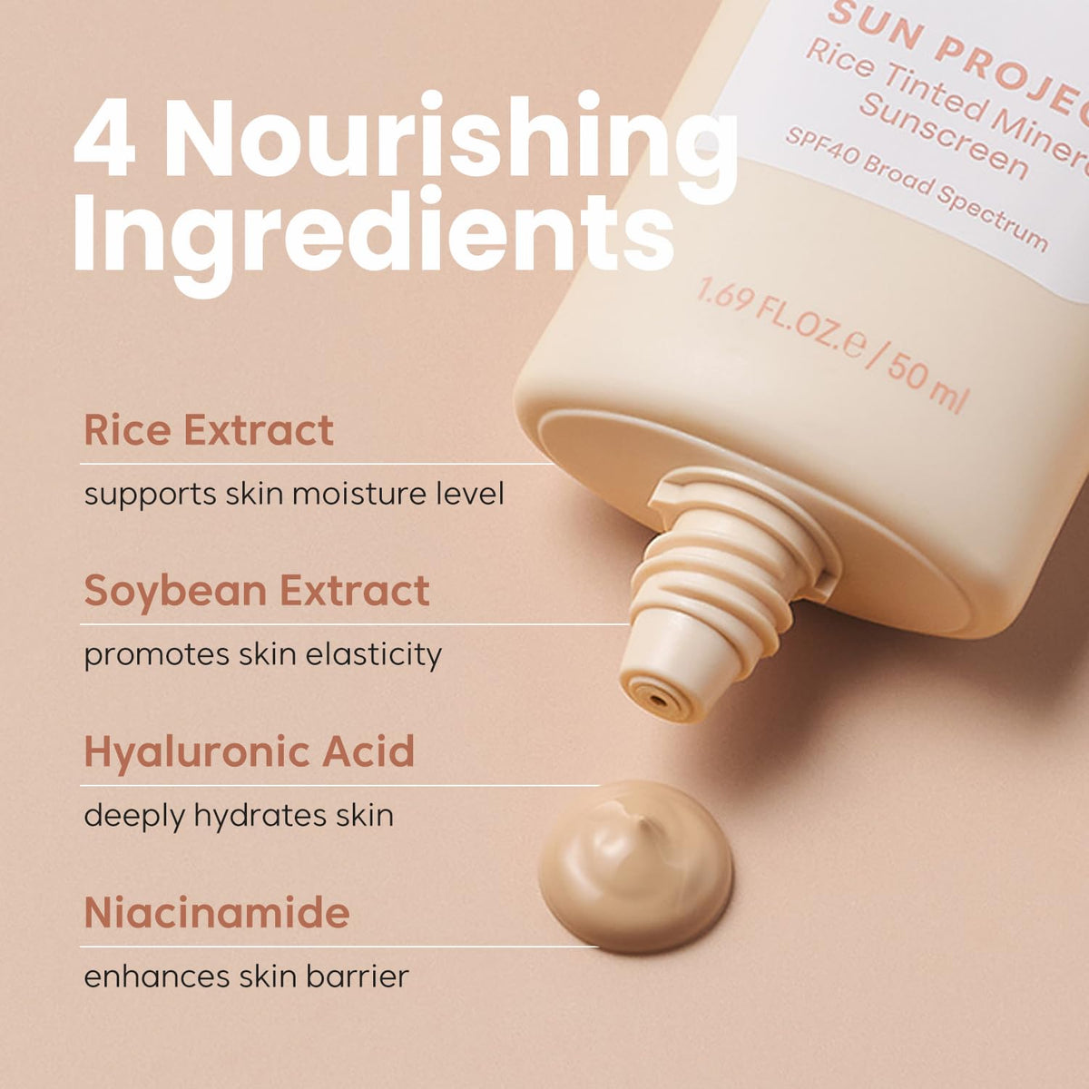 THANKYOU FARMER label close-up highlighting zinc oxide content and ingredient transparency