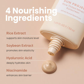 THANKYOU FARMER label close-up highlighting zinc oxide content and ingredient transparency