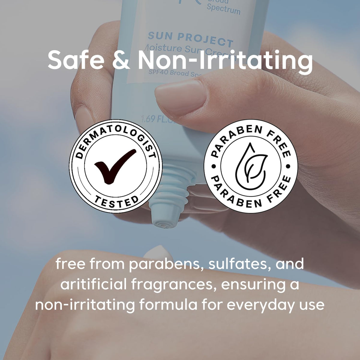 THANKYOU FARMER next to common items to show 50ml travel-friendly size benefit