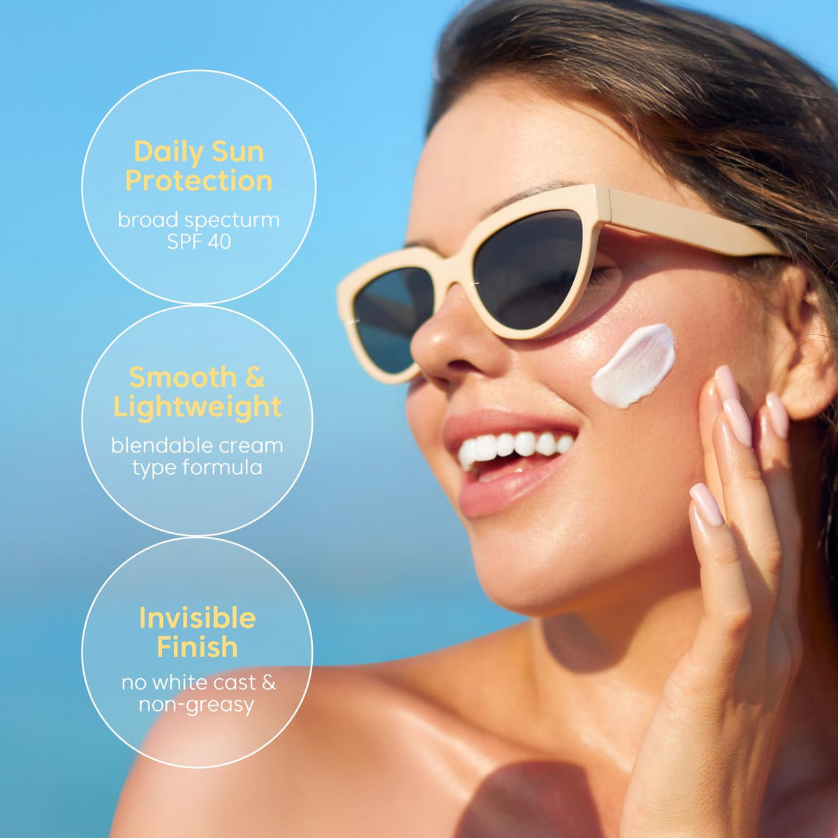 THANKYOU FARMER cream texture closeup demonstrating lightweight hydration benefit