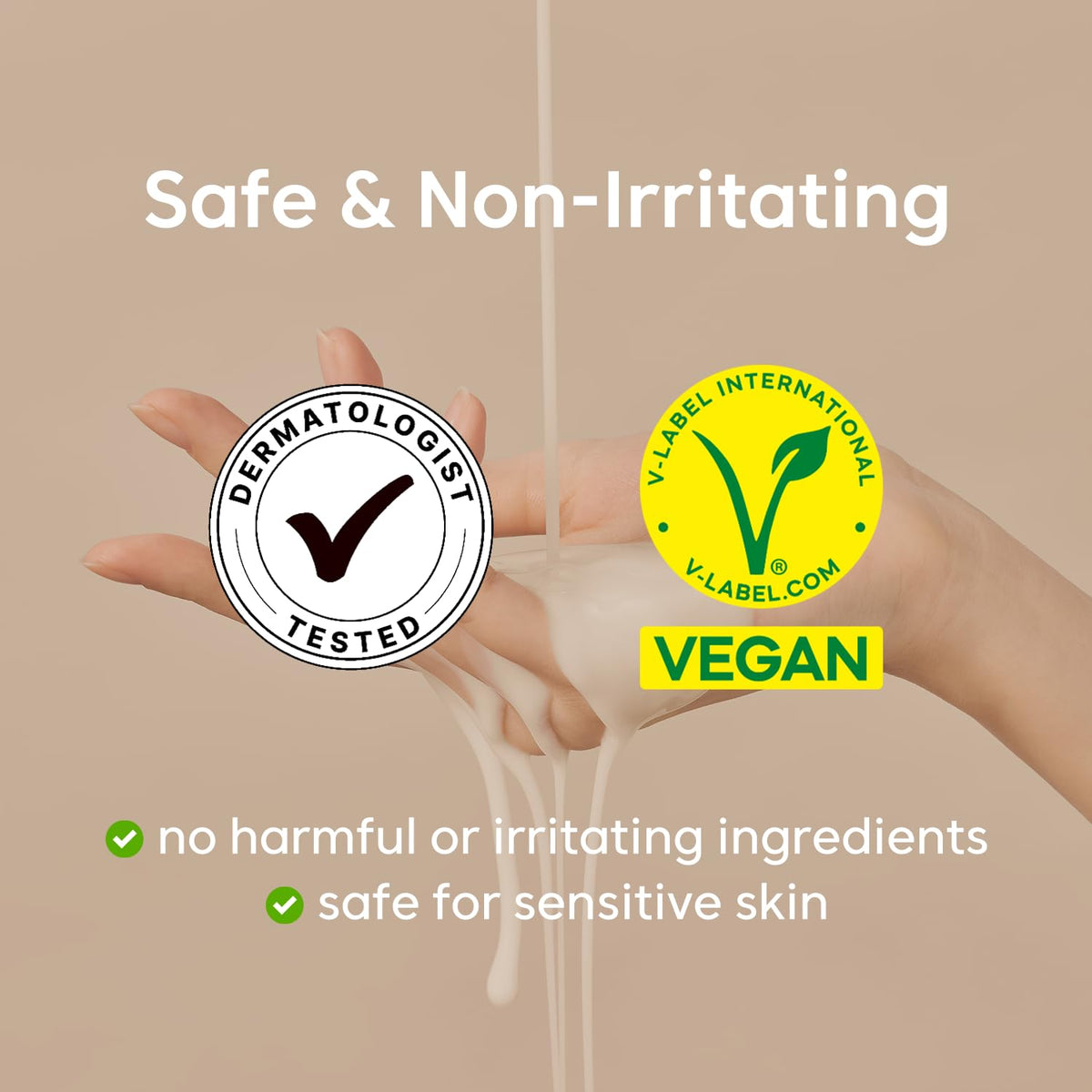 THANKYOU FARMER label close-up highlighting ingredients and gentle formula