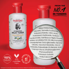 THAYERS two-pack styled on counter to show value and routine-ready supply