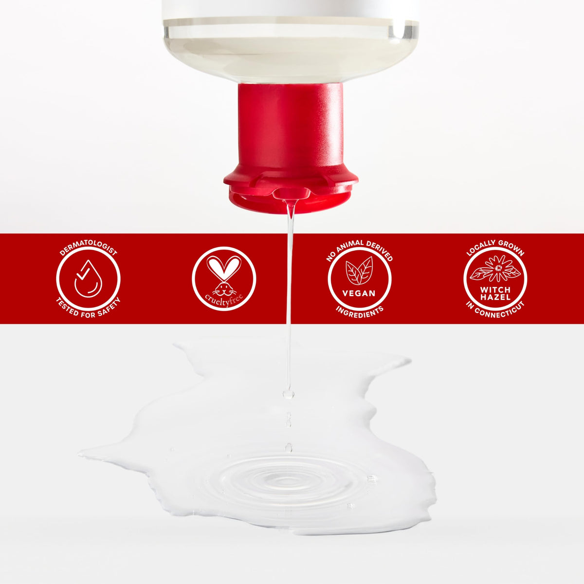 Thayers bottle staged in bathroom for routine-ready placement benefit
