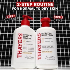 THAYERS toner on bathroom counter as part of a morning routine