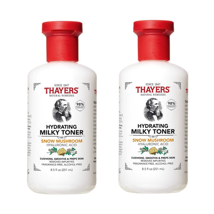 THAYERS milky toner front packaging showing bottle and label for easy identification and trust