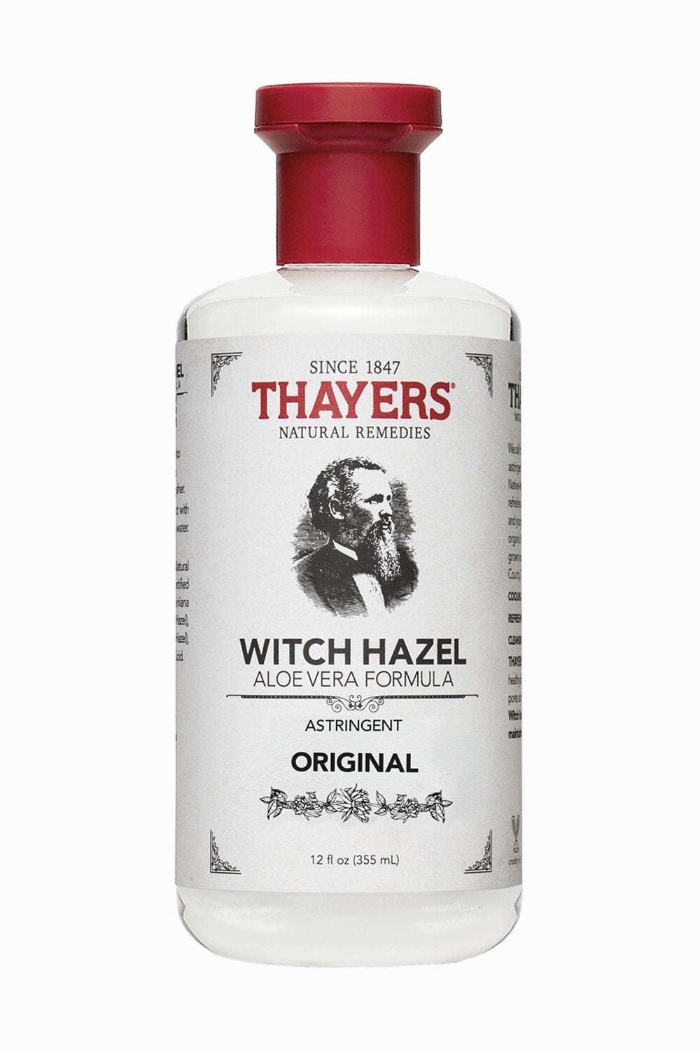 THAYERS close-up pour of clear liquid highlighting smooth texture and soothing aloe benefits