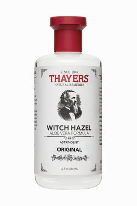 THAYERS close-up pour of clear liquid highlighting smooth texture and soothing aloe benefits