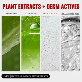 Thayers toner pouring texture into cotton pad for oil and pore-clearing benefit