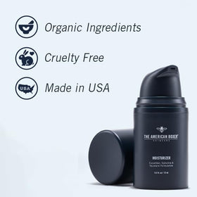 THE AMERICAN BOXER applied after shave to soothe and reduce redness