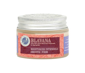 The Ayurveda Experience Blavana jar front view showing packaging and richness