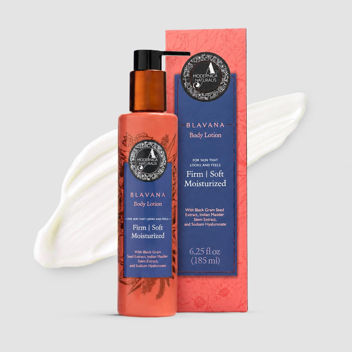 The Ayurveda Experience Blavana front packaging showing bottle and clean design benefit of clarity