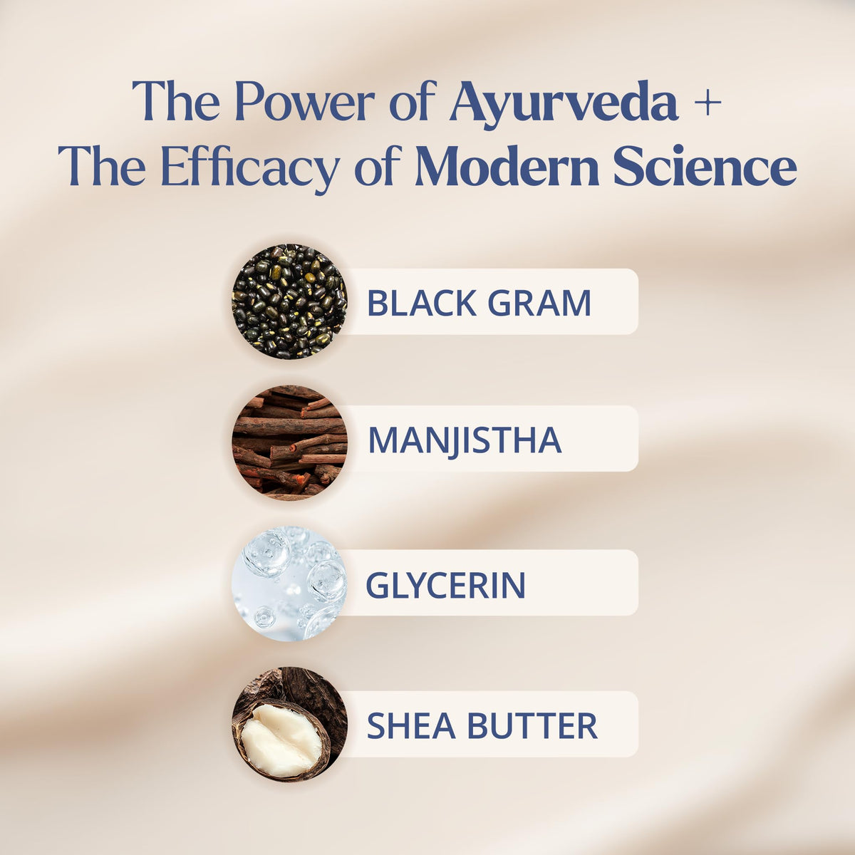 The Ayurveda Experience Blavana held in hand size comparison conveying travel-friendly convenience benefit