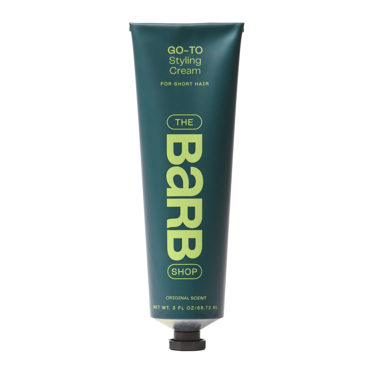 The Barb Shop front container showing product and branding for easy identification