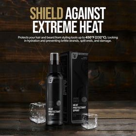 The Beard Struggle bottle on bathroom counter illustrating daily grooming routine