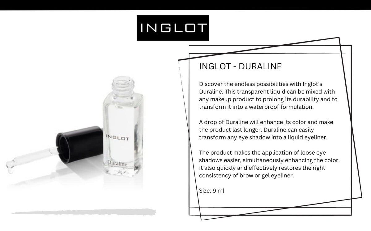 The Beauty Box INGLOT Duraline drop on palette showing mixing control