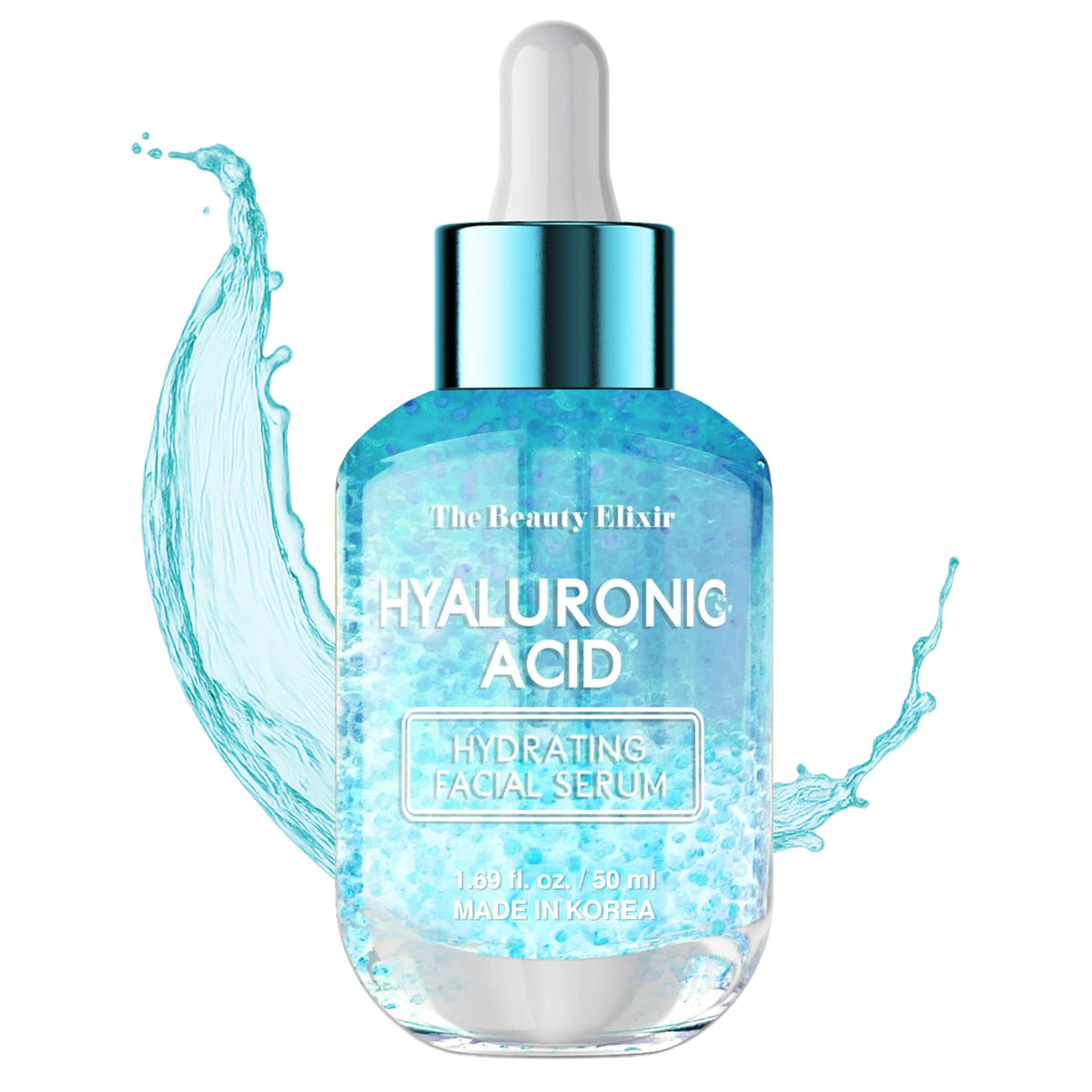 The Beauty Elixir front bottle showing elegant packaging and clean formulation benefit